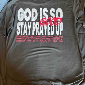 Graphic Tee with Inspirational Text